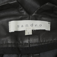 Sandro Pantalon court en noir
