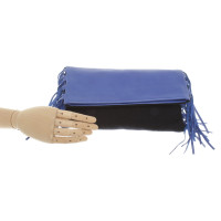 Lili Radu Clutch Bag Leather in Blue