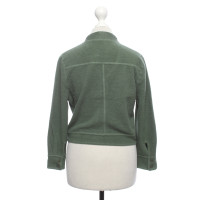 Balenciaga Jacke/Mantel aus Baumwolle in Grün