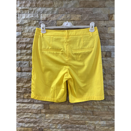 Marc Cain Shorts aus Baumwolle in Gelb