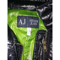 Armani Jeans Jacke/Mantel in Schwarz