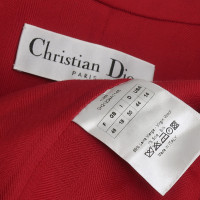 Christian Dior Blazer Wol in Rood