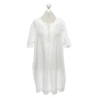 Three Graces Kleid aus Baumwolle in Weiß