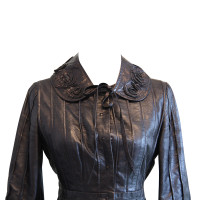 Philosophy Di Alberta Ferretti Lederjacke in Schwarz