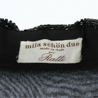 Mila Schön Concept Vestito in Seta in Nero