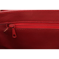 Zagliani Clutch en Cuir en Rouge