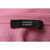 Steffen Schraut Strick aus Lackleder in Rosa / Pink