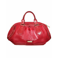 Burberry Prorsum Tote bag Leather in Red