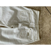 Raffaello Rossi Paire de Pantalon en Coton en Blanc