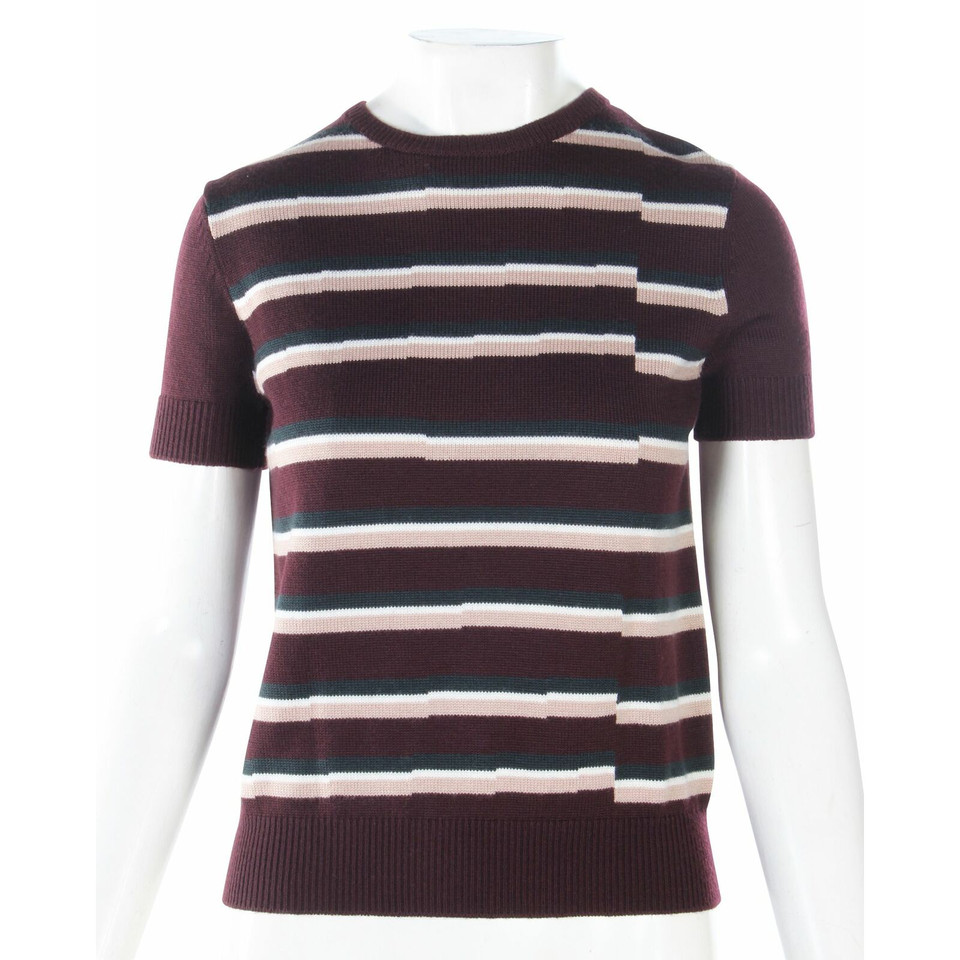 Carven Top en Laine en Violet