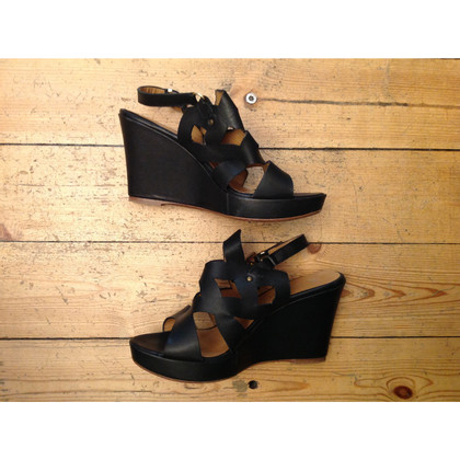 Navyboot Sandals Leather in Black