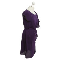 Prada zijden jurk in purple
