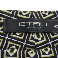 Etro trousers with sample print