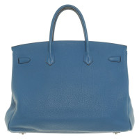 Hermès Birkin Bag 40 in Pelle in Blu