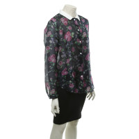 Carven Silk blouse with a floral pattern