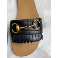 Gucci Sandals Leather in Black