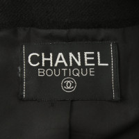 Chanel Bouclé-Jacke in Schwarz