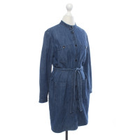 A.P.C. Kleid aus Baumwolle in Blau