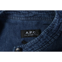 A.P.C. Robe en Coton en Bleu