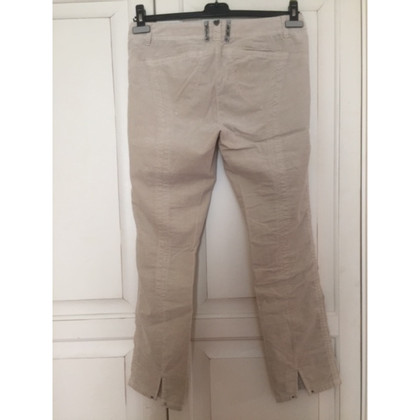 Marc Cain Trousers Cotton in Beige