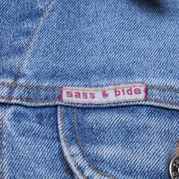 Sass & Bide Jacket/Coat Cotton in Blue