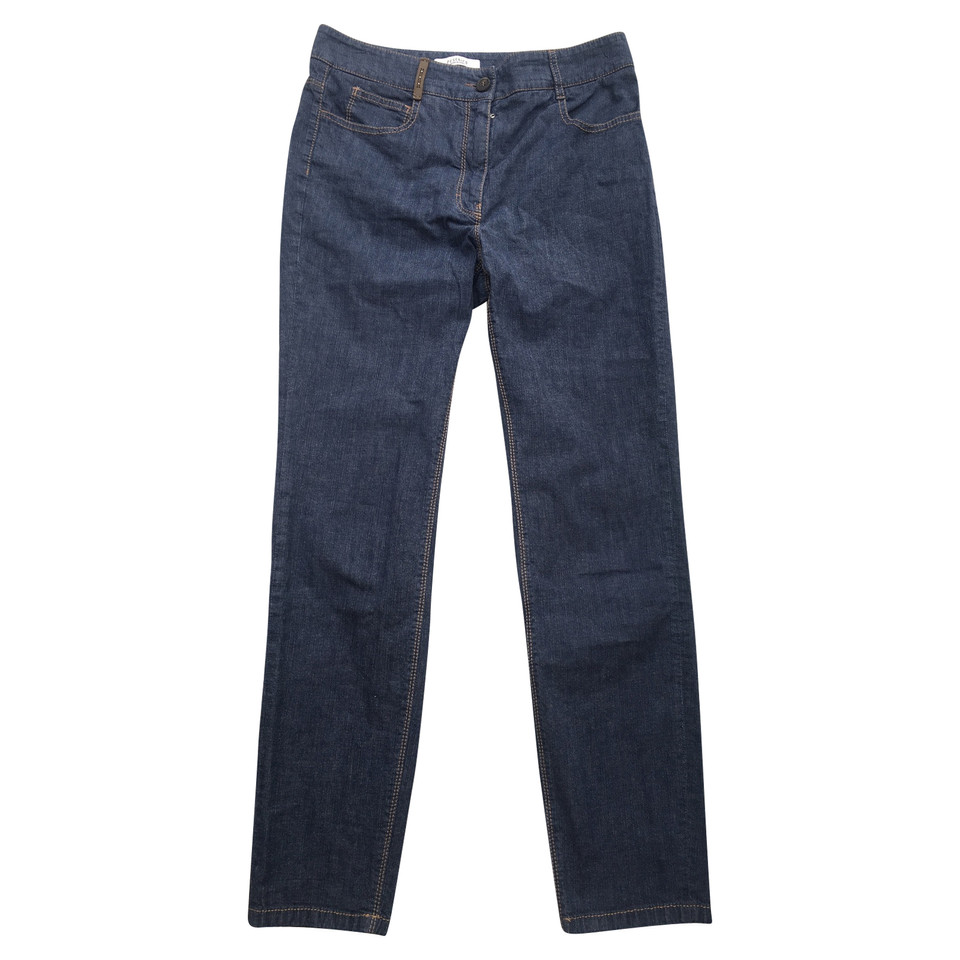 Peserico Jeans in Cotone in Blu