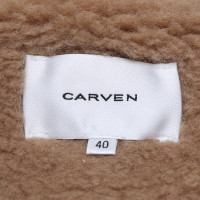 Carven Coat in beige