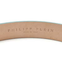 Philipp Plein Cintura in Pelle in Turchese