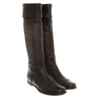 Miu Miu Boots in dark brown