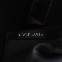 David Koma Kleid in Schwarz