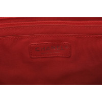 Chanel Rucksack aus Leder in Rot