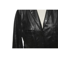 Cinque Jacke/Mantel aus Leder in Schwarz