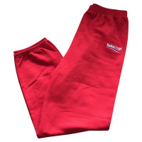Balenciaga Hose aus Baumwolle in Rot