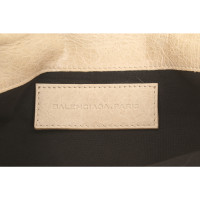 Balenciaga Clutch Bag Leather in Beige