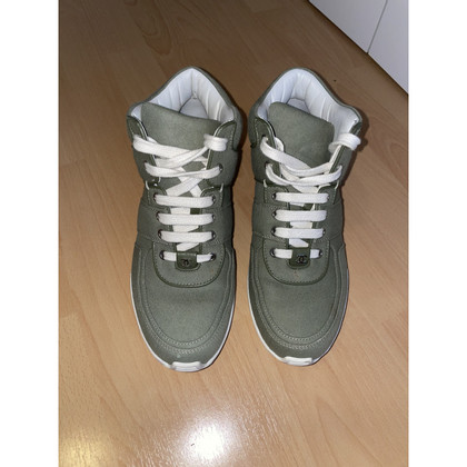 Chanel Trainers in Khaki