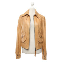 Patrizia Pepe Leather jacket in light brown
