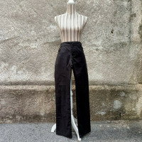 Balenciaga Paio di Pantaloni in Cotone in Nero