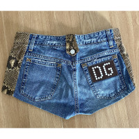 Dolce & Gabbana Shorts Jeans fabric in Blue