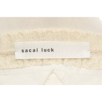 Sacai Knitwear in Cream