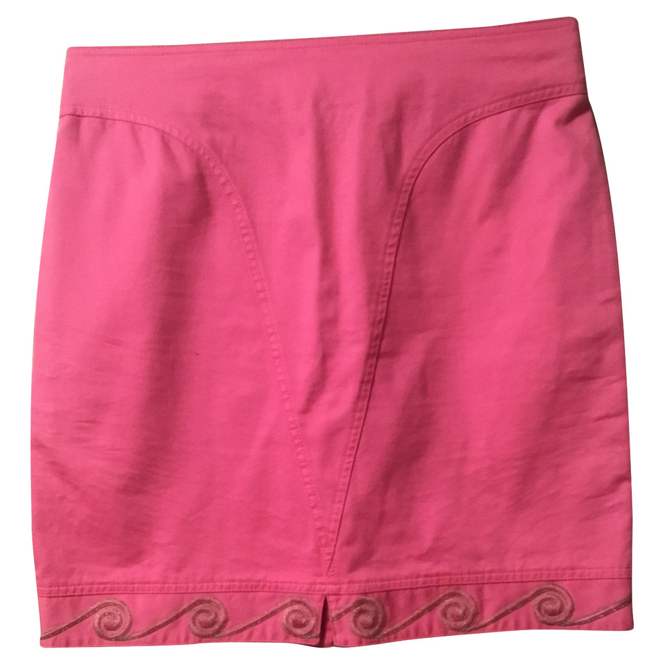 Rocco Barocco Skirt Cotton in Pink