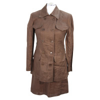 Dkny Linen costume in brown