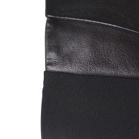 Diane Von Furstenberg Lederen rok in zwart