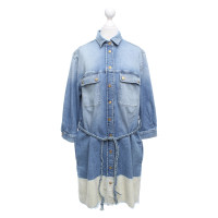 7 For All Mankind Vestito in Cotone in Blu