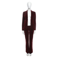 Hugo Boss Anzug aus Baumwolle in Bordeaux