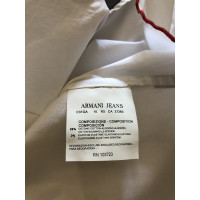 Armani Jeans Strick aus Baumwolle in Weiß