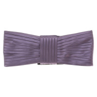 Valentino Garavani Satin clutch in purple