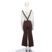 Chloé Trousers Cotton in Brown