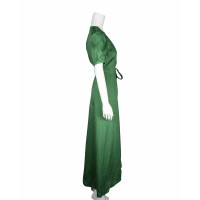 Reformation Kleid aus Leinen in Grün