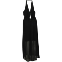 Alice + Olivia Kleid aus Seide in Schwarz
