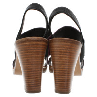 Marc Cain Paars en zwart zomer Heels